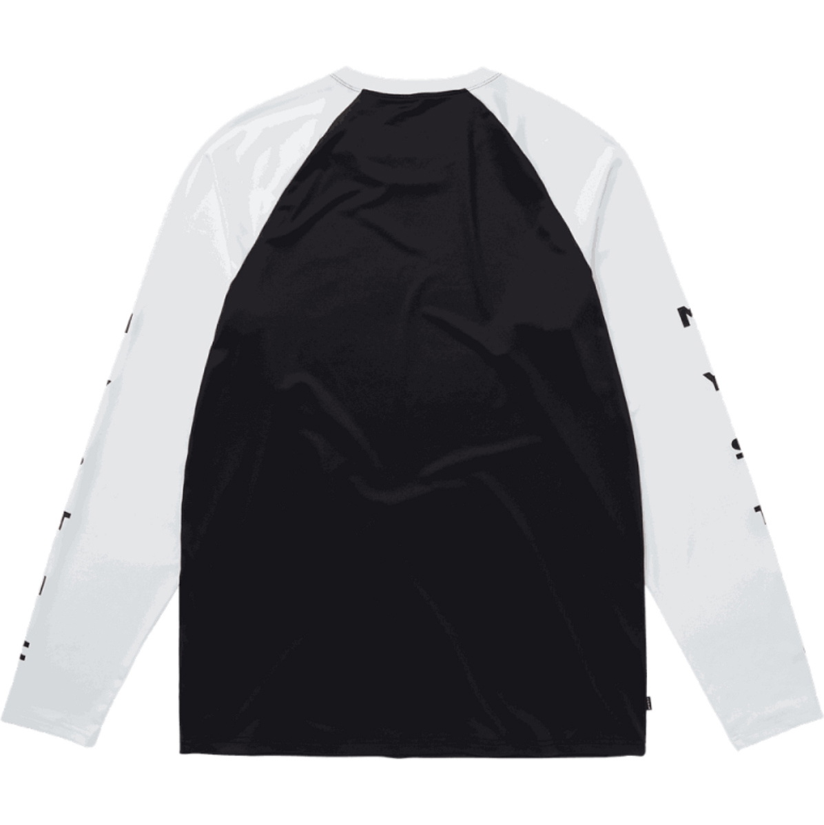 2025 Mystic Herre Bolt Langærmet Quickdry Tee 35001.240157 - Black / White